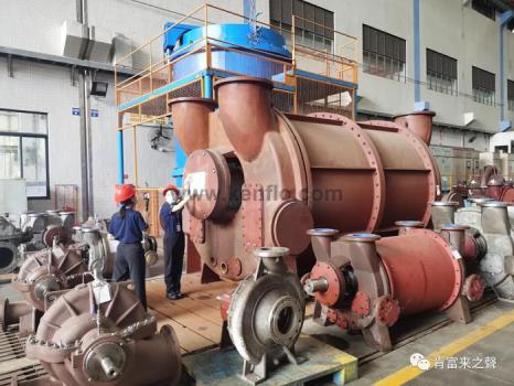 在试泵站直播,介绍肯富来目前最大抽气 在试泵站直播,介绍肯富来目前最大抽气