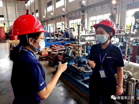 在生产车间直播,介绍肯富来液环真空泵成套机组 在生产车间直播,介绍肯富来液环真空泵成套机组