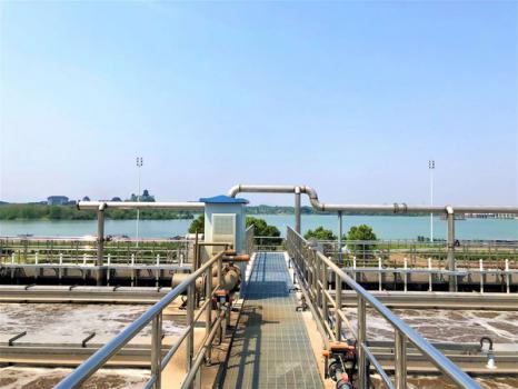 地处浙江西部的龙游县城南工业污水处理厂 地处浙江西部的龙游县城南工业污水处理厂