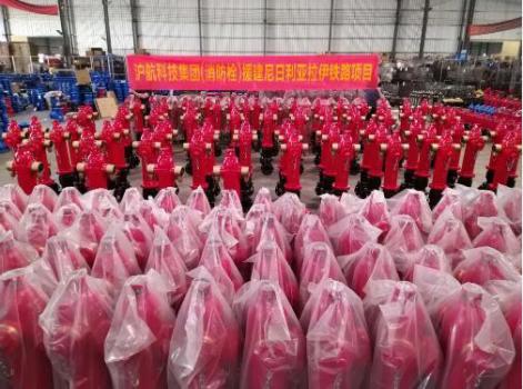 沪航科技集团:“一带一路”147台沪航消火栓交付使用! 沪航科技集团:“一带一路”147台沪航消火栓交付使用!
