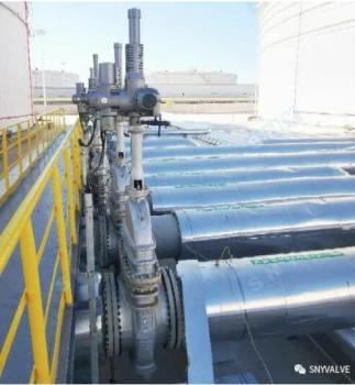 圣泰电动平板闸阀在恒力石化项目成功安装调试 圣泰电动平板闸阀在恒力石化项目成功安装调试