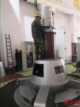 甘溪水轮泵水电站电厂进行机组大修及调试工作 甘溪水轮泵水电站电厂进行机组大修及调试工作
