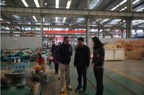 西安市“十项重点工作”第五督导组来西安泵阀总厂检查指导工作 西安市“十项重点工作”第五督导组来西安泵阀总厂检查指导工作