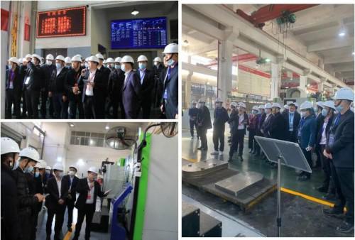 永嘉县领导带领县明星企业负责人参观立信阀门集团智能化改造提升现场