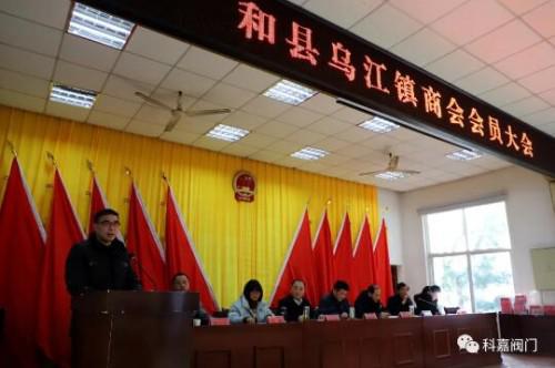 科嘉阀门总经理黎宏同志当选乌江镇新一届商会长