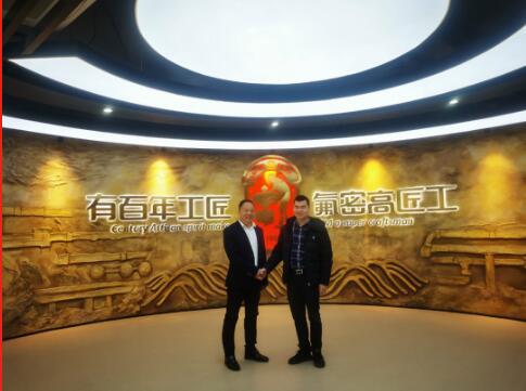 福鼎市工业副市长郑兴邦走访慰问有氟密管阀集团 福鼎市工业副市长郑兴邦走访慰问有氟密管阀集团