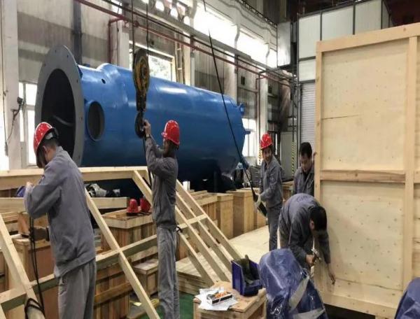 重庆水泵涂装车间顺利完成新疆某公司4台洗涤塔给料泵封箱 重庆水泵涂装车间顺利完成新疆某公司4台洗涤塔给料泵封箱