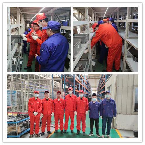 质保联合团支部协助物资保障部进行成品零件库整理 质保联合团支部协助物资保障部进行成品零件库整理