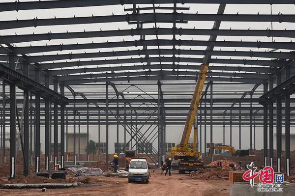 自贡东方联合机械配套有限公司在建项目现场 自贡东方联合机械配套有限公司在建项目现场