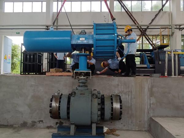 镇海炼化进口球阀抢修项目现场 镇海炼化进口球阀抢修项目现场