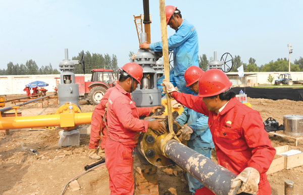 中石化文23储气库先导工程已完成工作总量90%