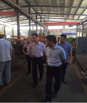 文莱JO壳牌阀门维修服务公司设备负责人吴汉民一行参观浙江优机机械科技有限公司车间