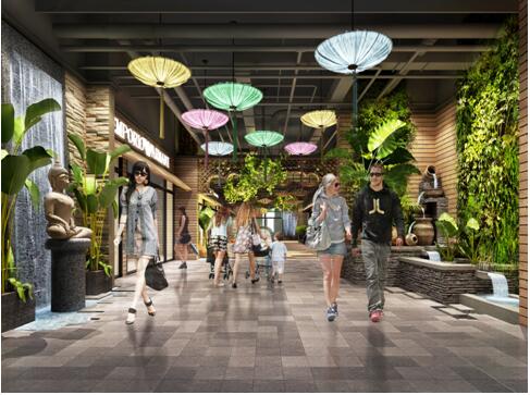 (情景体验店区效果图)